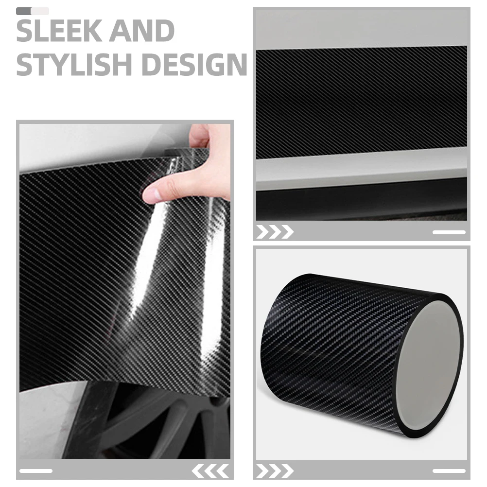 

High Durability 5D Carbon Fiber Car Door Protector Tape Withstand Extreme Temperatures For Long Lasting Performance