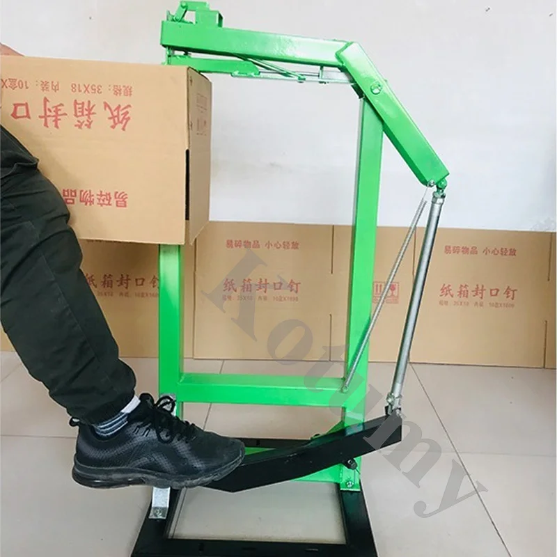 Foot-operated Carton Binding Machine Corrugated Box Stitcher Sealing Stapler Box