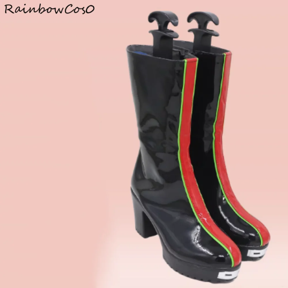 Rumi Cosplay Schoenen Laarzen Spel Anime Halloween Kerst RainbowCos0 W5517