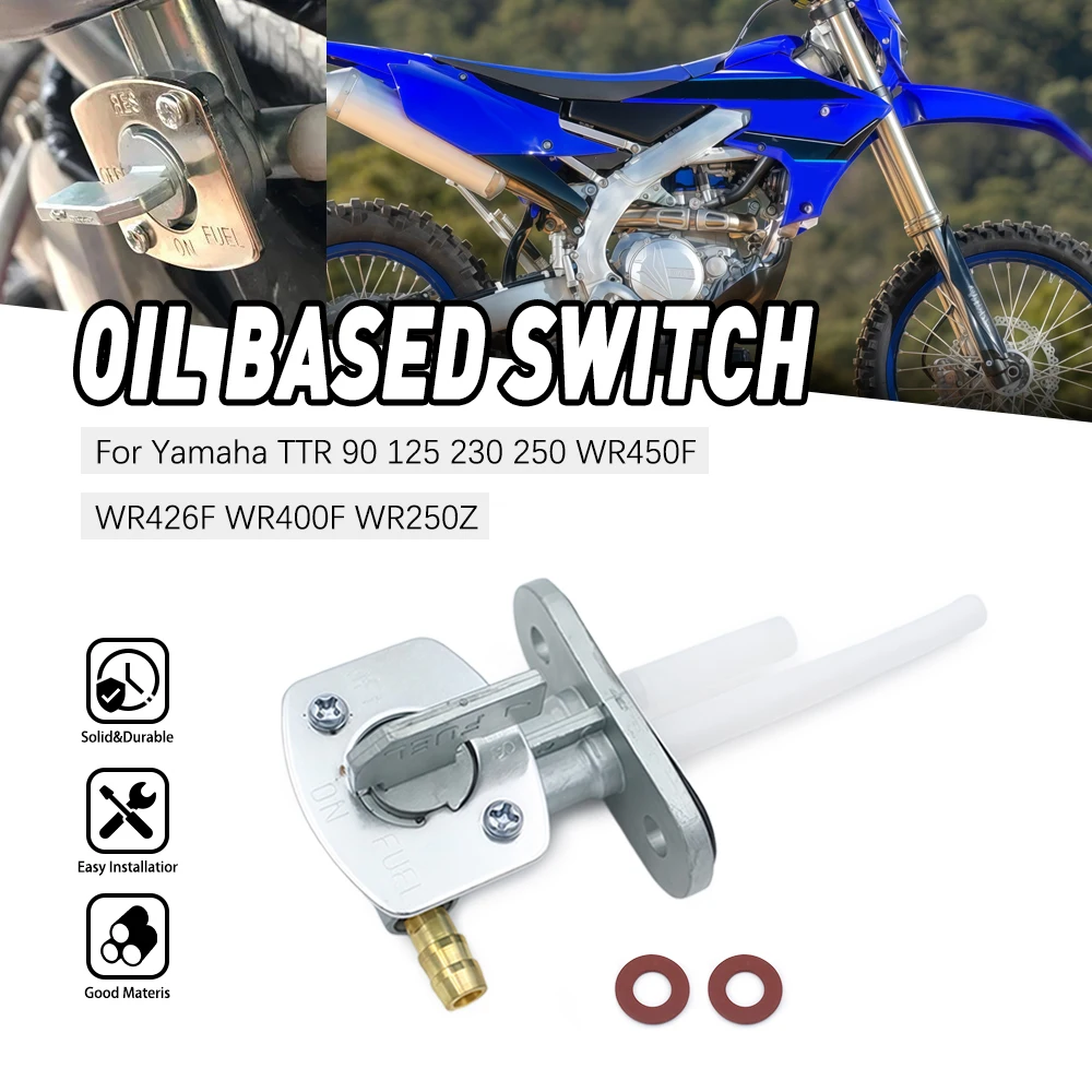 

Motorcycle Parts Petcock Vacuum Fuel Faucet Tap Valve Switch For Yamaha 200 YFS200 1988-2006 YFM600 Big Bear YFM350 YFM250 YFM