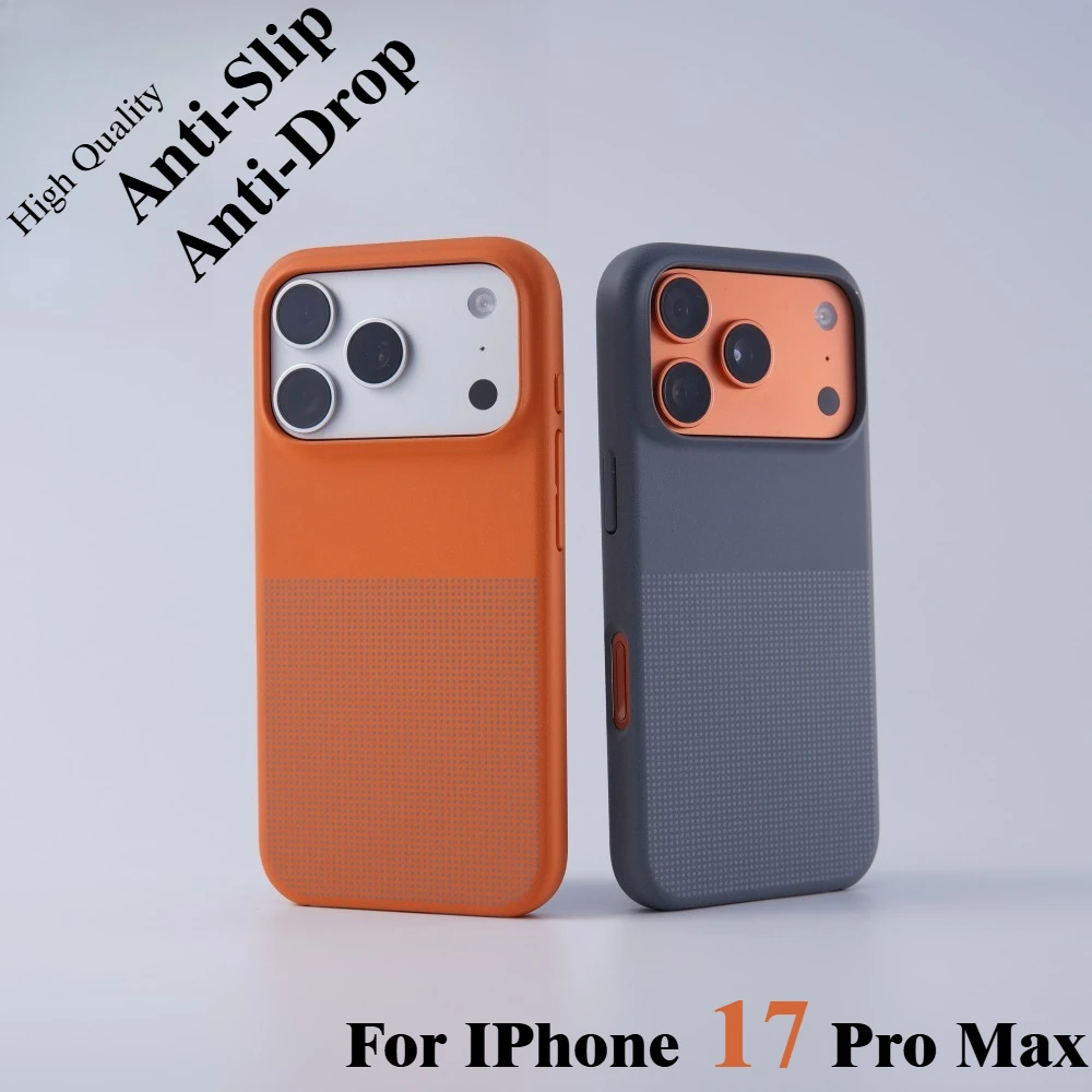 High-end Business Sle Frosted Polka Dot Beat Magnetische Telefon Fall Für IPhone 17 Pro Max 16 15 Für Magsafe matte Anti-Slip PC Abdeckung