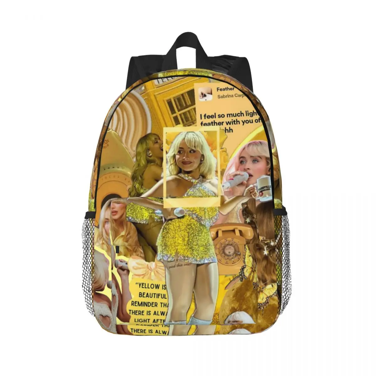 

Free Yellow Sabrina Carpenter Backpack Hot Sale Daypack Large Capacity Boys Girls BookBag Shoulder Bags for Men Women School Bag