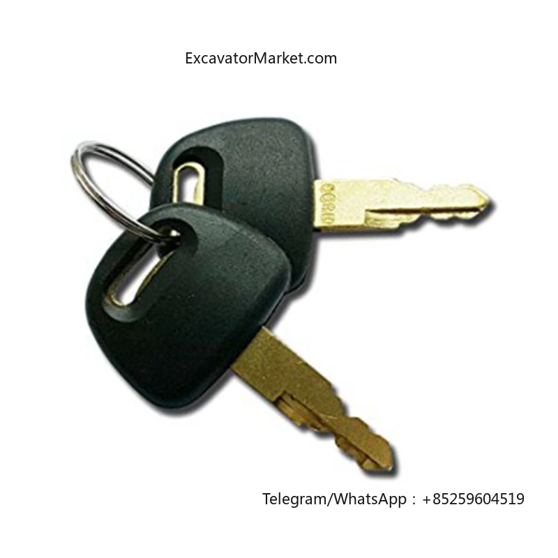 Excavator Spare 2 Pcs/lot H800 Heavy Equipment Ignition Key For Hitachi Zx Excavator Accessories