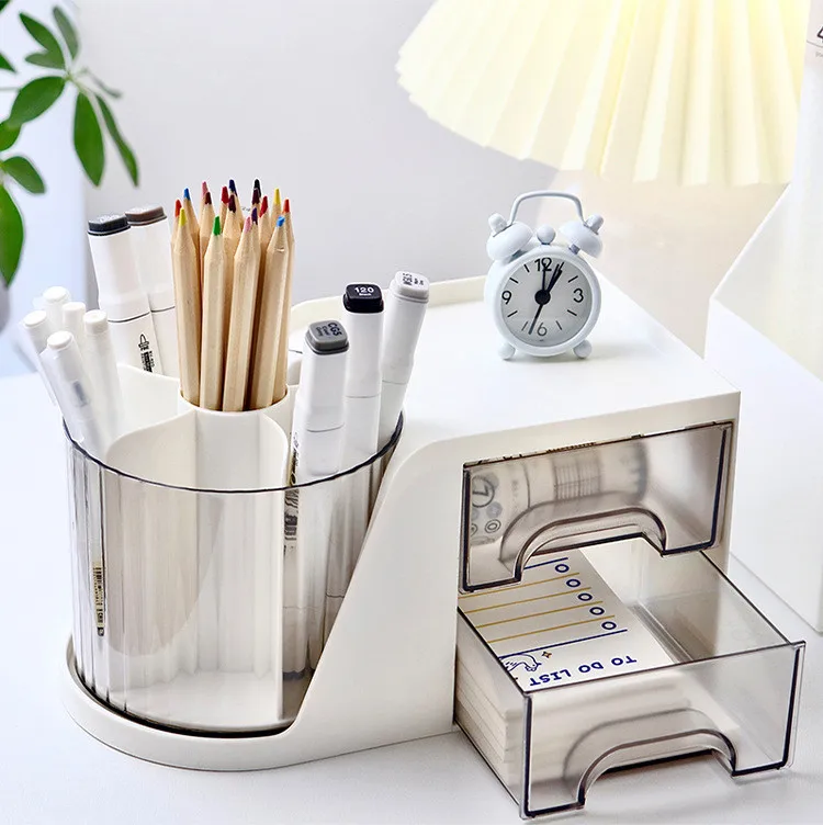 Makeup brush holder with large capacity storage