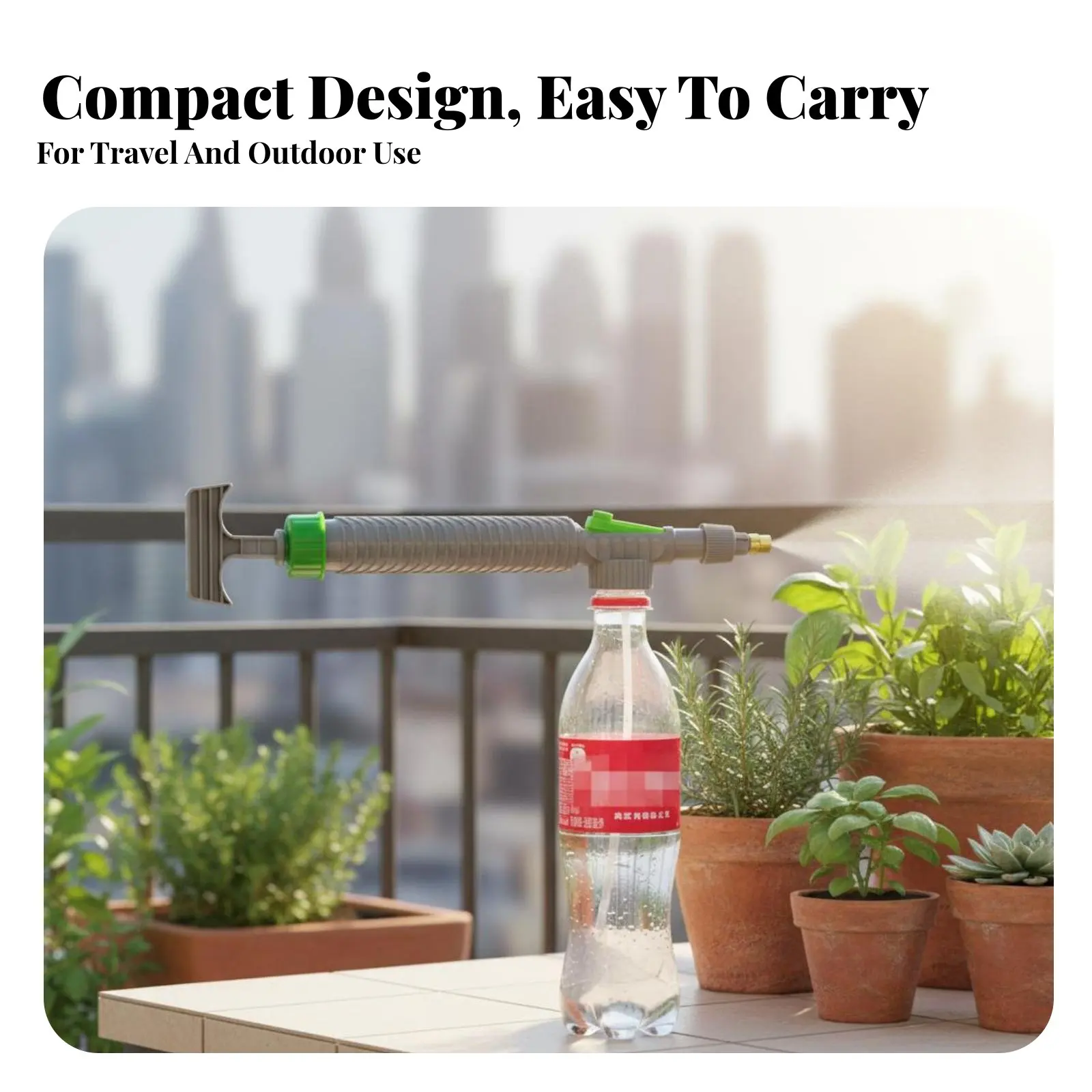 

Adjustable Beverage Bottle Spray Head Compatible with Common Drink Bottles Bottle Cap Spray Head Hand Pump Spray Spray Tip