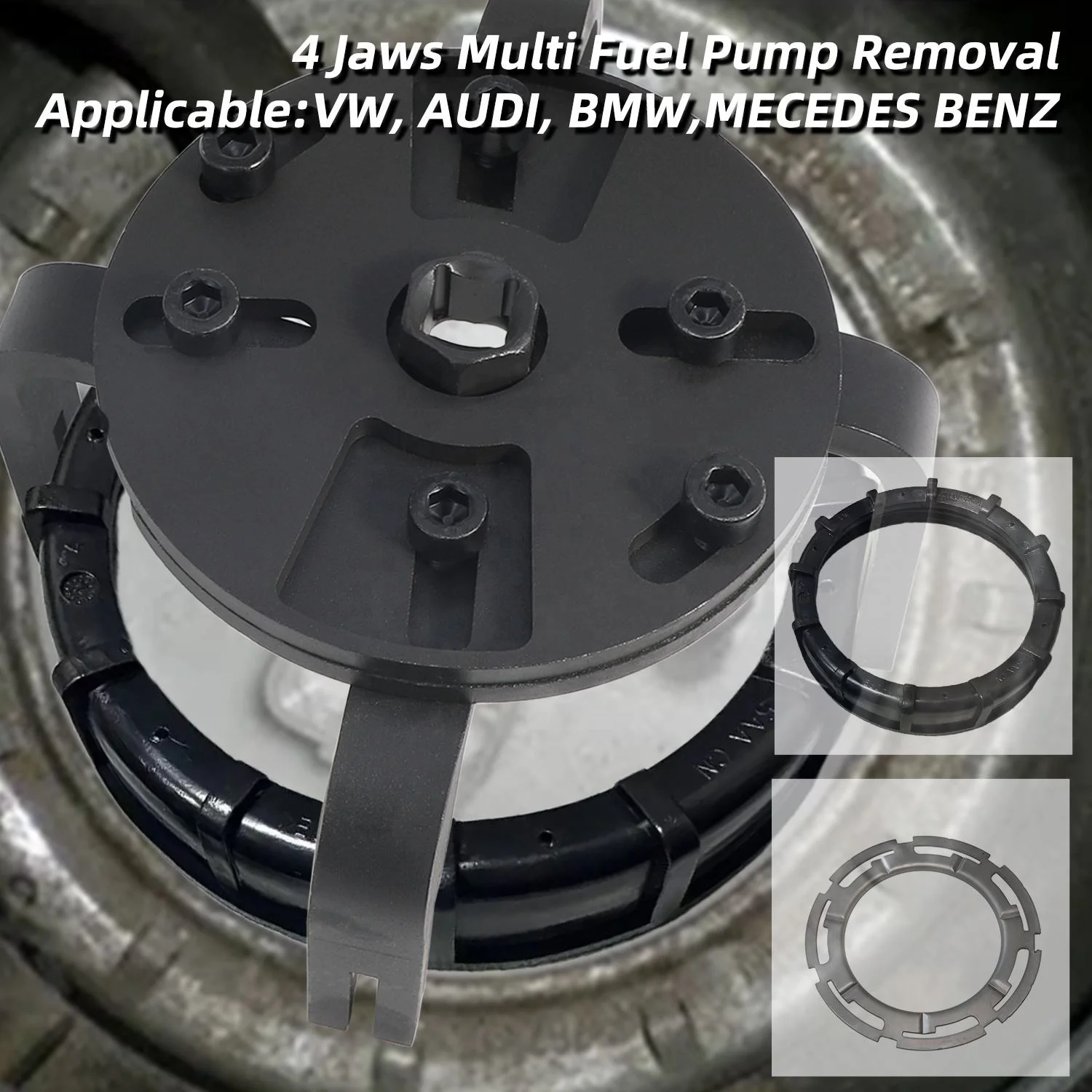 4 Jaws Adjustable Multi-function Fuel Pump Removal Fuel Tank Lid Removal Tool