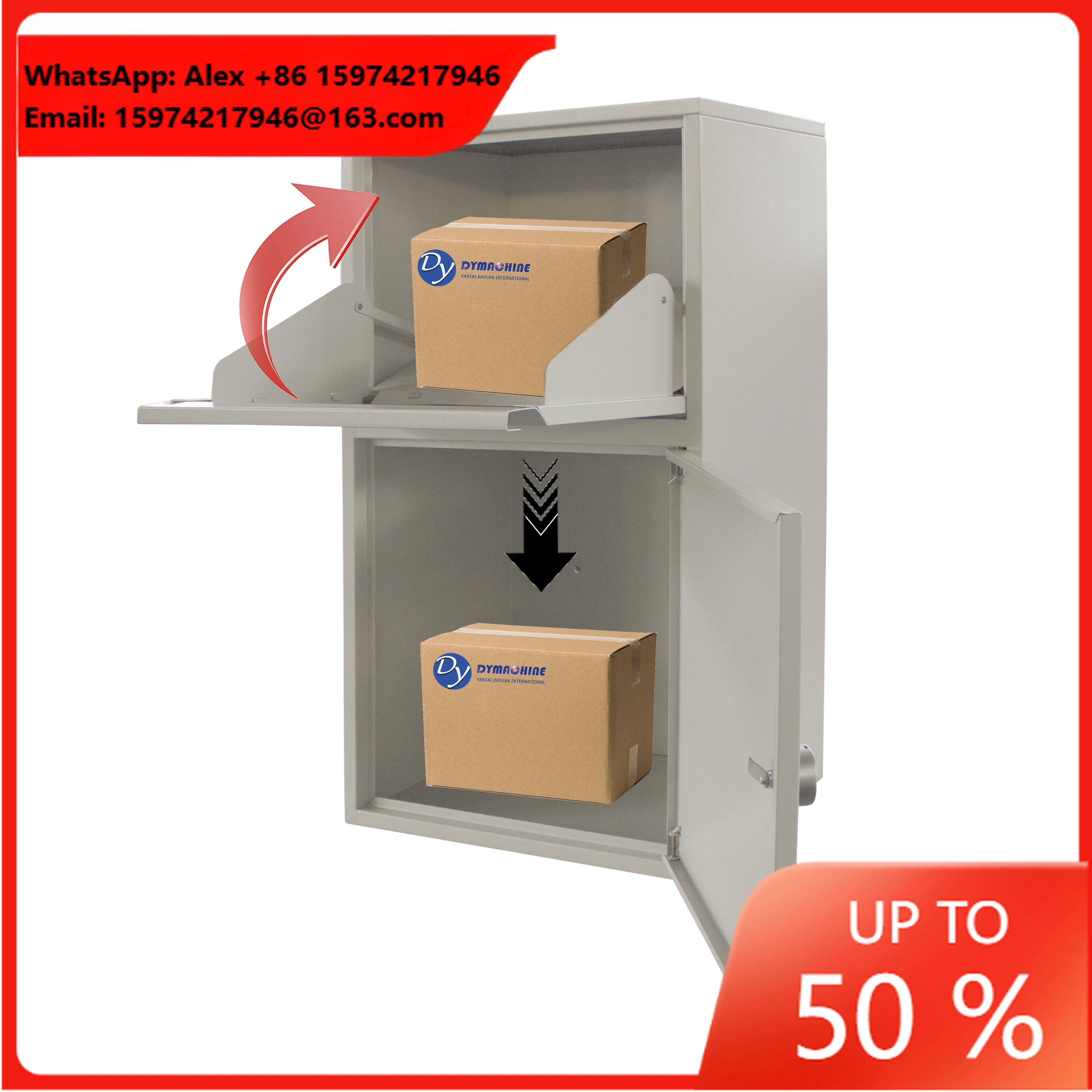 Anti Theft Stainless Steel Residential Mailbox Cabinet With Compartment Design Outdoor Security For Home And Apartment