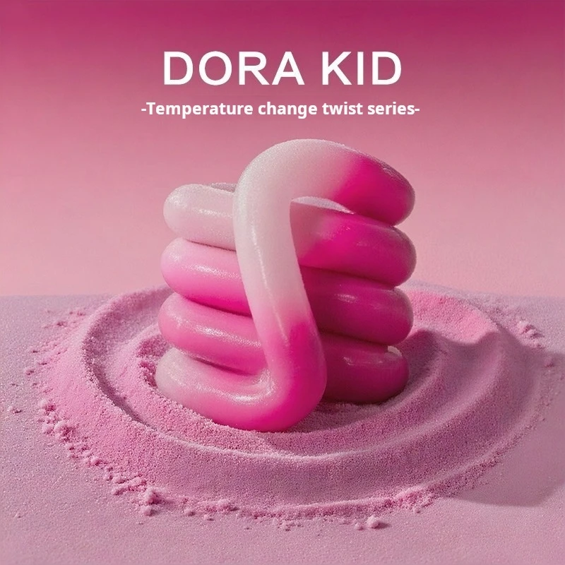 Deformowalna lina antystresowa, lina do dekompresji, zabawka antystresowa zmieniająca kolor, najlepsza zabawka.