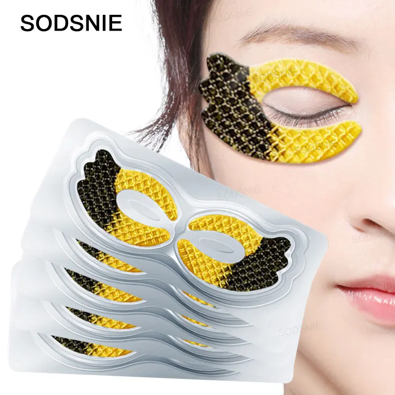 

Collagen Eye Mask Anti Wrinkle Anti Aging Moisturizing Firming Lifting Smoothing Removing Black Circles Bags Eye Care 5pcs