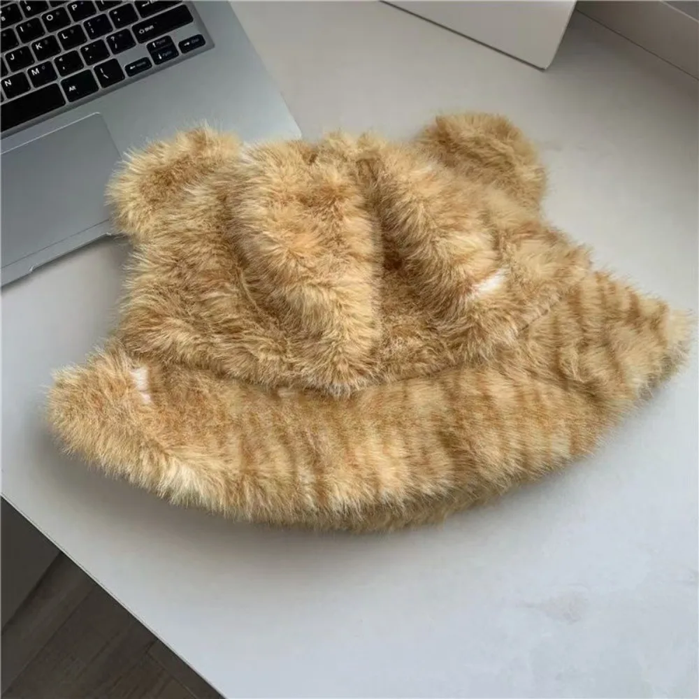 Dolce Morbido Caldo Gattino Paraorecchie Sciarpa Leopardo Harajuku Y2K Paraorecchie Sciarpa Carino Antivento Inverno Peluche Paraorecchie Sci