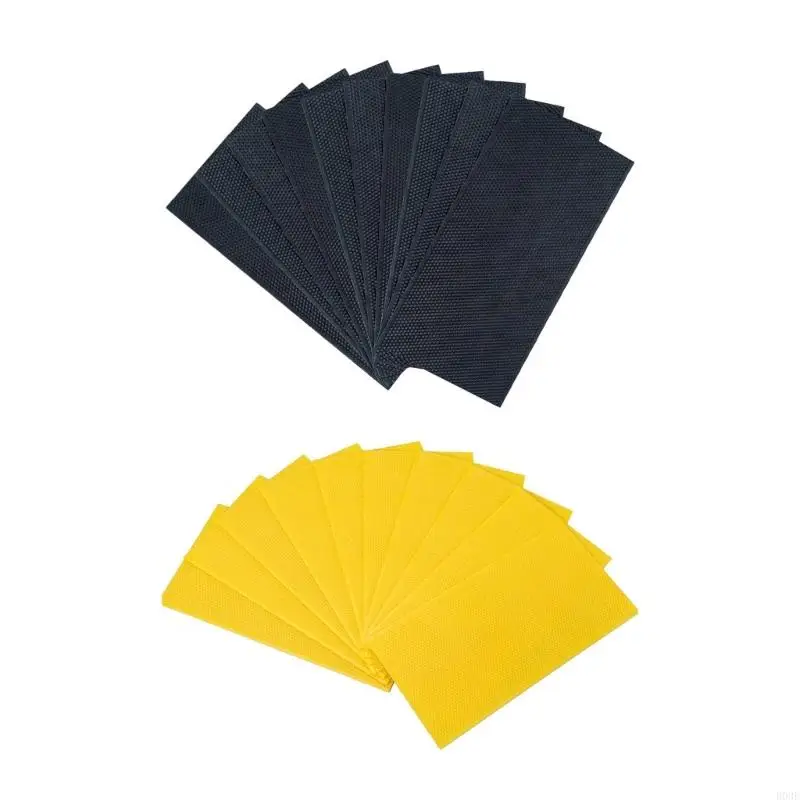 

Pack of 10 Bees Friendly Wax Coated Substructure Sheets Crafted from Recyclable Plastic for Beekeeping Practices B03E