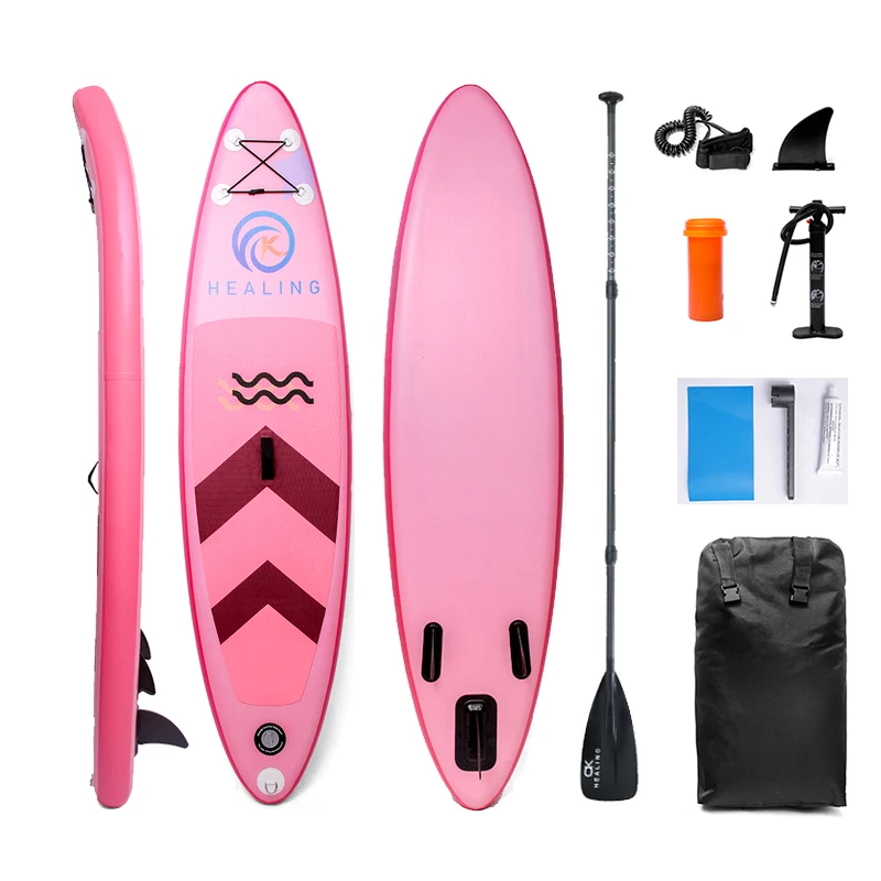 Surfboard SUP Surfing Board Inflatable Stand Up Paddle Board Ultra-Light Paddleboard with SUP Accessories Fins Paddle