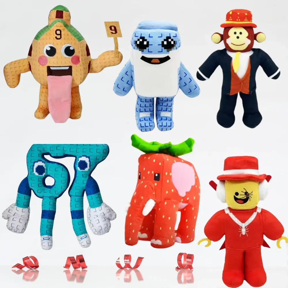 스틸 에이 브레인롯 게임 플러시 인형 장난감 만화 귀여운 부드러운 츄이 펠루체 방 장식 플러시 인형 장난감 크리스마스 선물