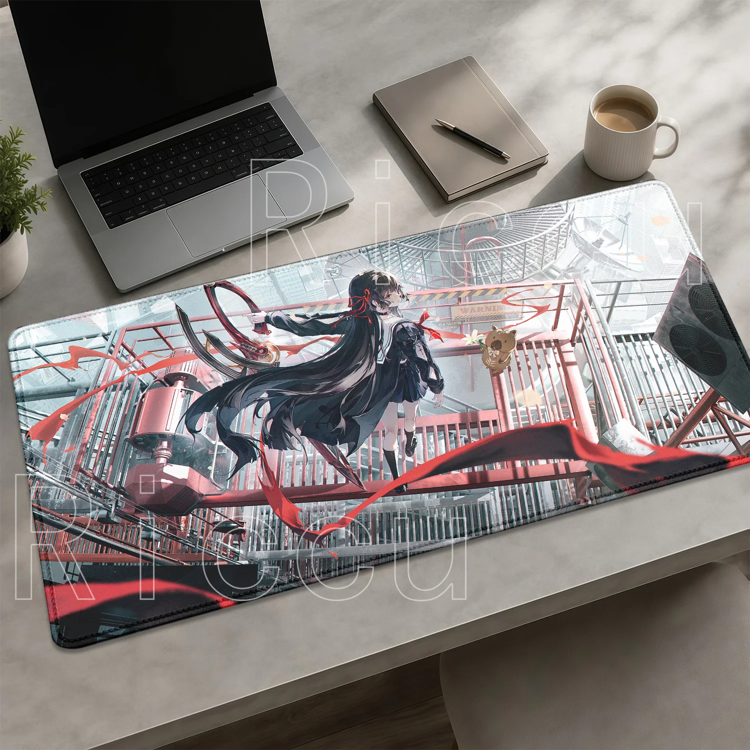 HD Printing Kuchiba Chisa Wuthering Waves WuWa Mouse Pad PC Gaming Non-slip Base Keyboard Desk Mat Offices Accessories Mousepad