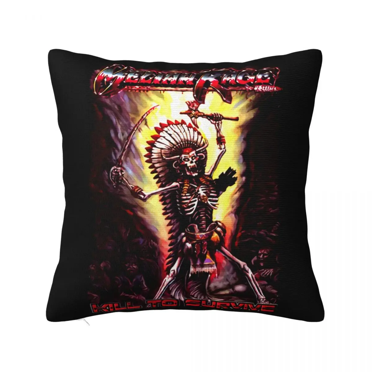 Meliah Rage Kill To Survive 100 Cotton Black Brick Brown Sizes S 5Xl High Quality Brand Female Child Pillow Case