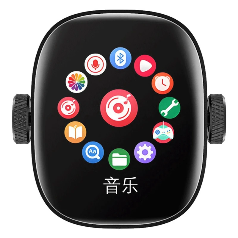 64GB Mini Touch Screen Bluetooth5.3 MP3 Player Hifi Lossless Music Video Player Recorder with Alarm Clock-A82Z