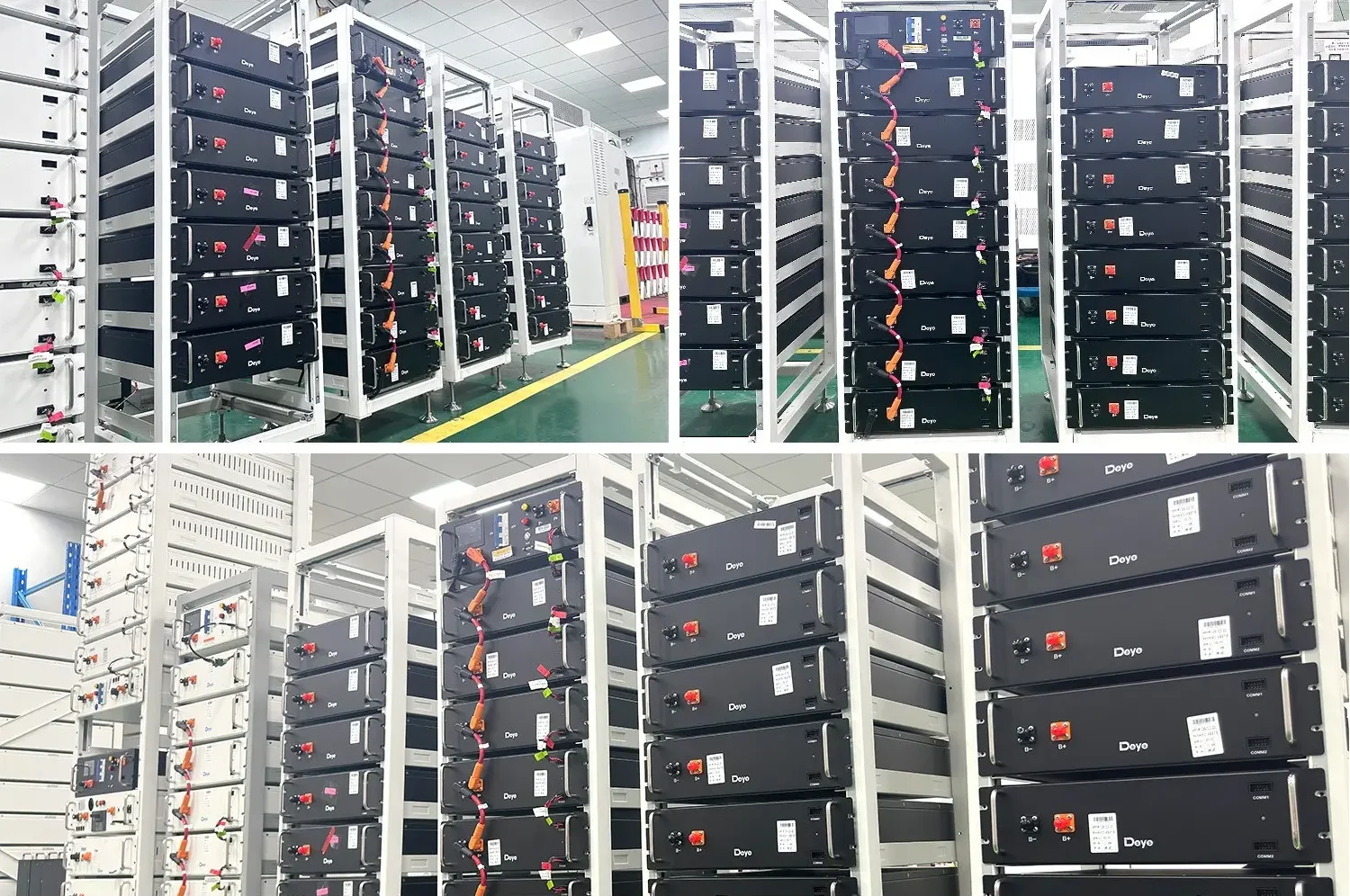 Deye HV Split CAN LiFePO4 Lithium Solar Battery BOS-W Rack-Mounted 100Ah 5.12-50kWh High Voltage Storage