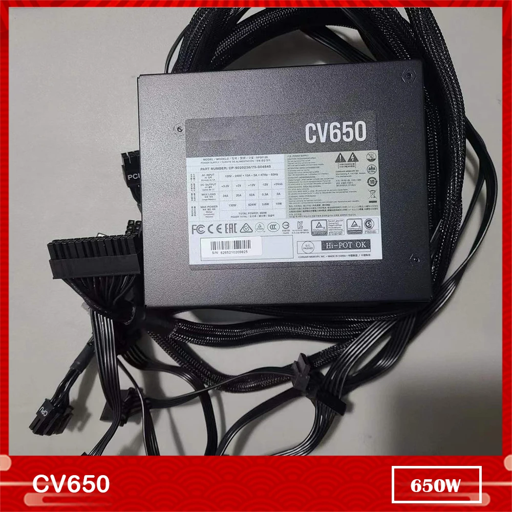 

For Mining Power Supply for Corsair CV650 650W ATX 100% Test Before Shipment
