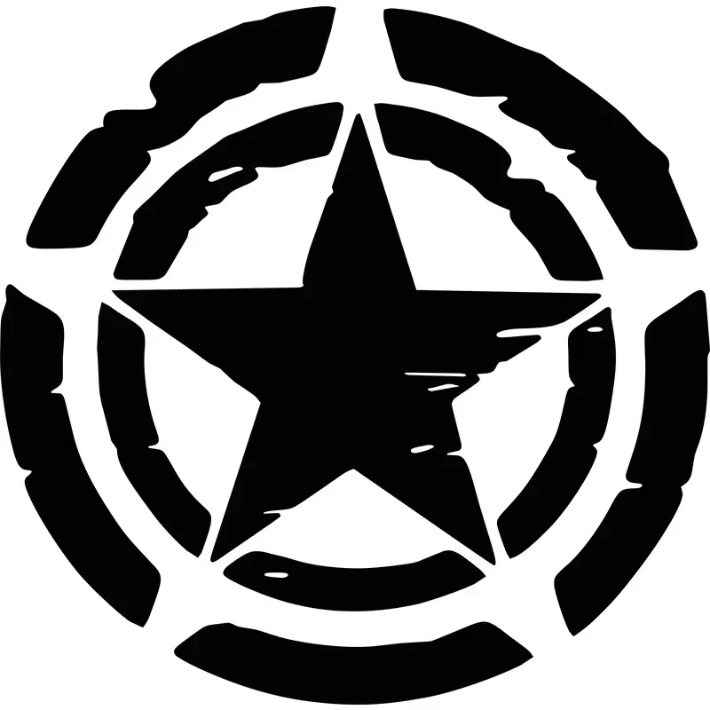 Car Stickers Vinyl Decal Army Star Sticker for All Other 4x4 Models Accessories Decoration Decals
