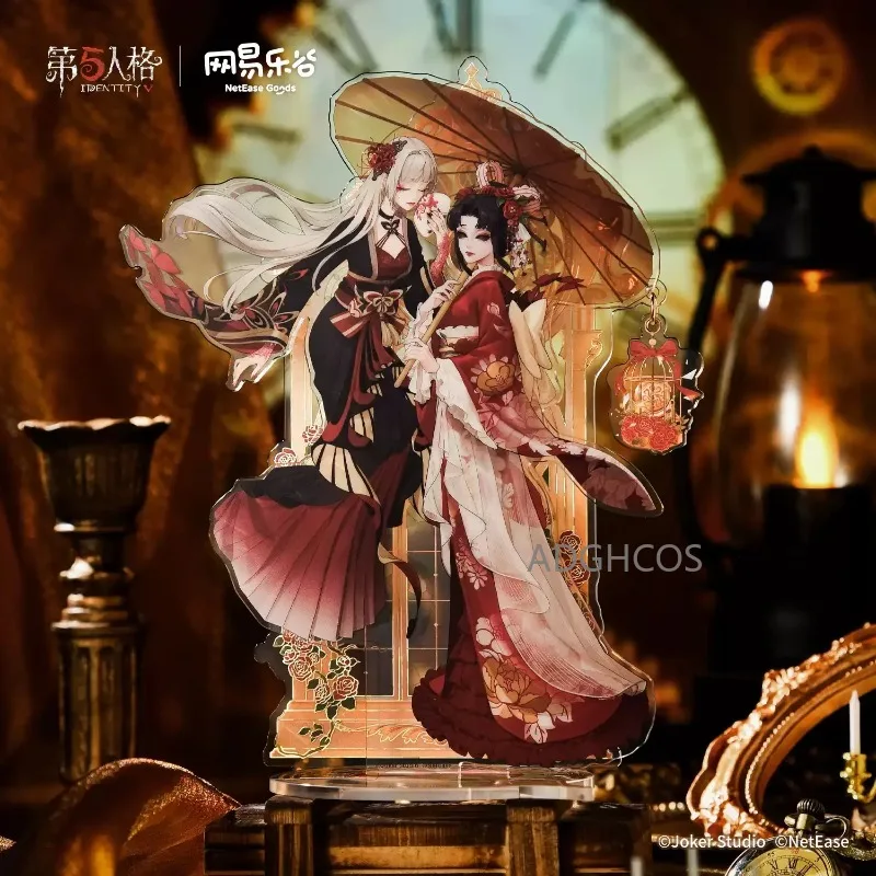 

Оригинальная акриловая фигурка-стенд Identity V из серии «Время отдыха»: Робби Уайт, Гейша, Кукловод, Деми Бурбон. Игровой мерч, подарок.