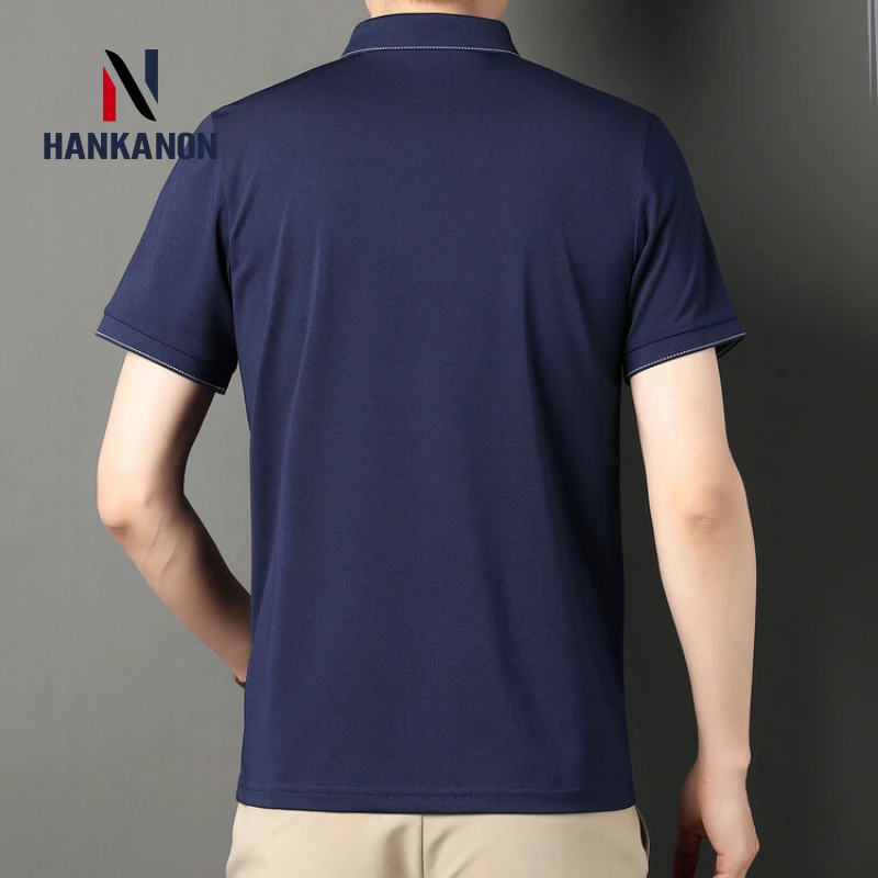 2024 high-quality men's casual solid color Polo shirt, breathable and sweat-wicking T-shirt, suitable for daily commute.M-4XL