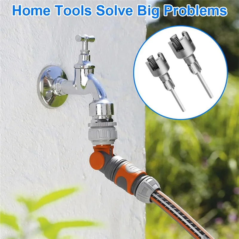 【Limited Time Offer】For Plastic PPR Pipe Tap Die Set(1/2"+ 3/4"), Internal External Integrated Pipe Threading Thread Cutting Too