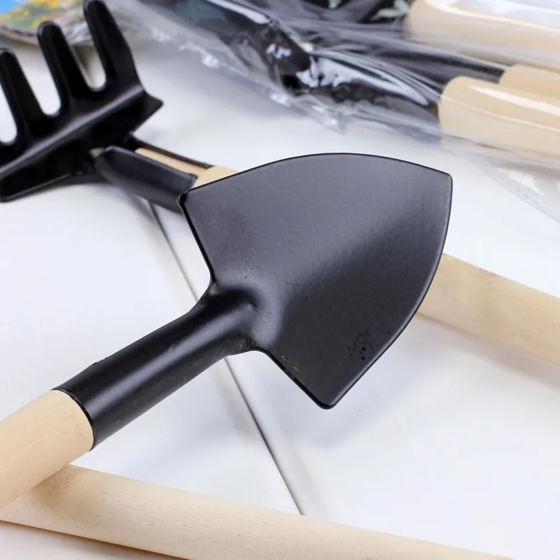 Horticultural Tools Three Piece Set Mini Garden Tools Small Iron Shovel/rake/spade Plant Potting and Flower Planting Tools
