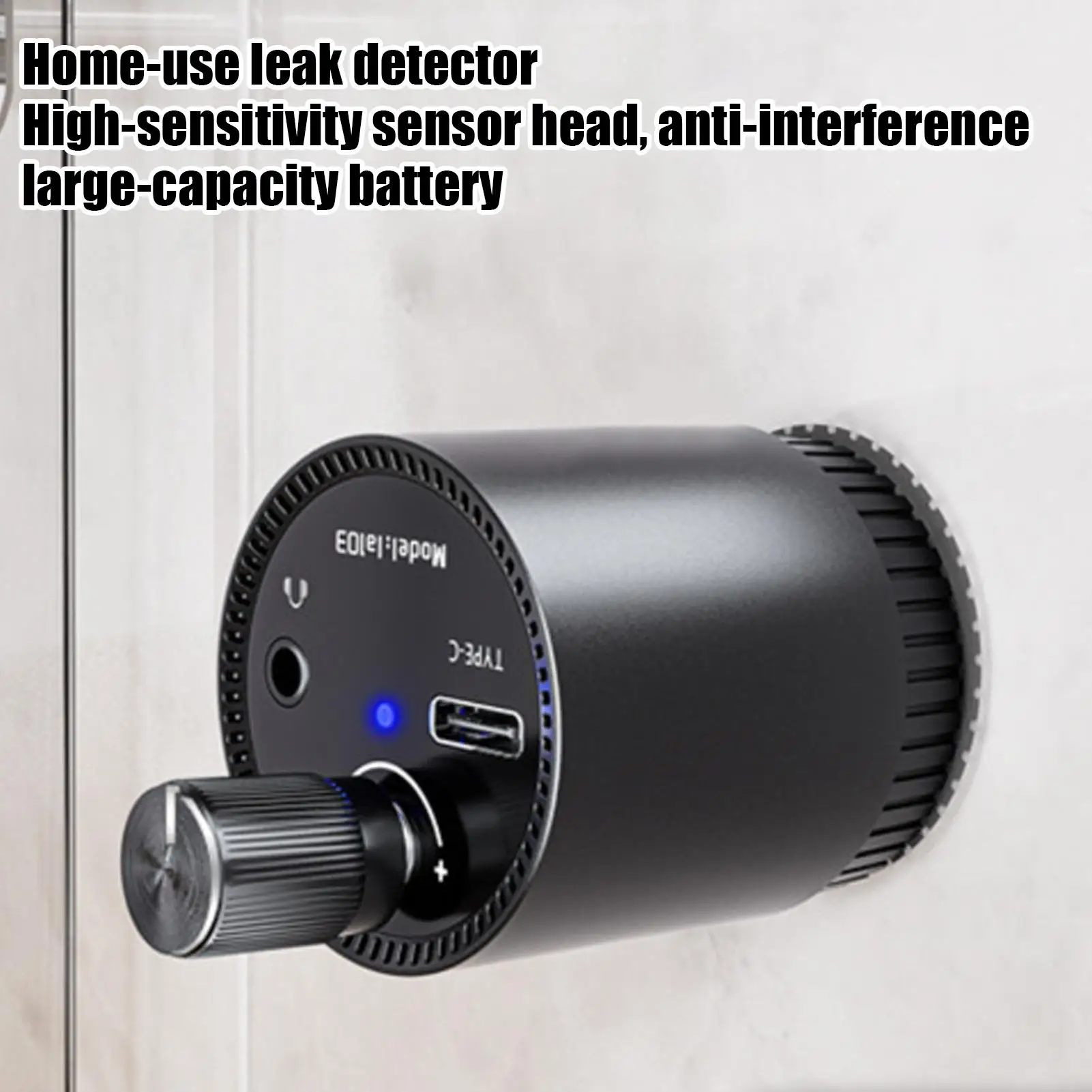 Water Sensor High Strength Drip Monitor Water Leak Detection Device For Home Bedroom Basement Kitchen Laundry Apartment