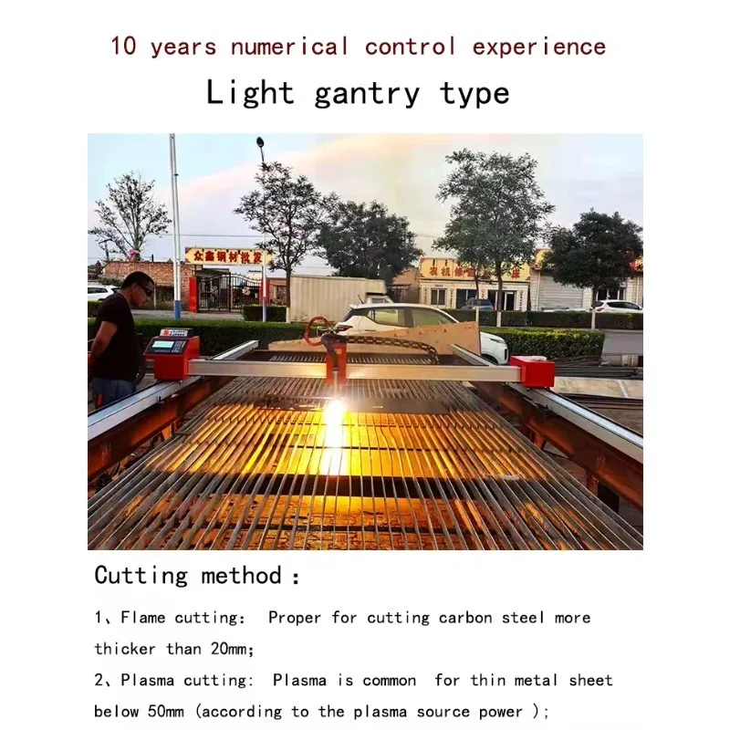 1500*3000mm Cheap Portable Gantry CNC Plasma Cutter Dual Rail Design Metal Cutting Equipment