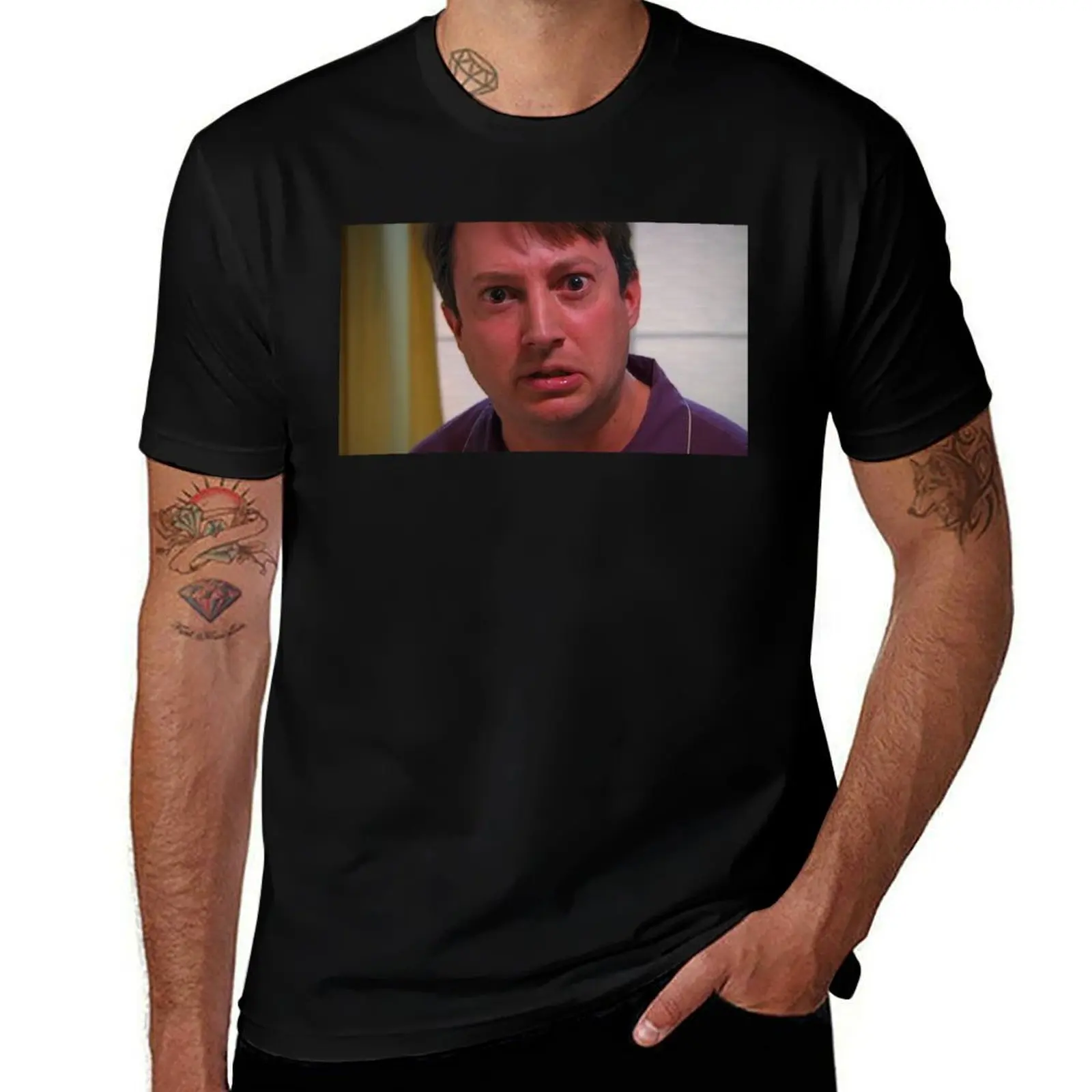 

Peep Show David Mitchell T-Shirt Athletic Fit Sports Short Sleeve Top