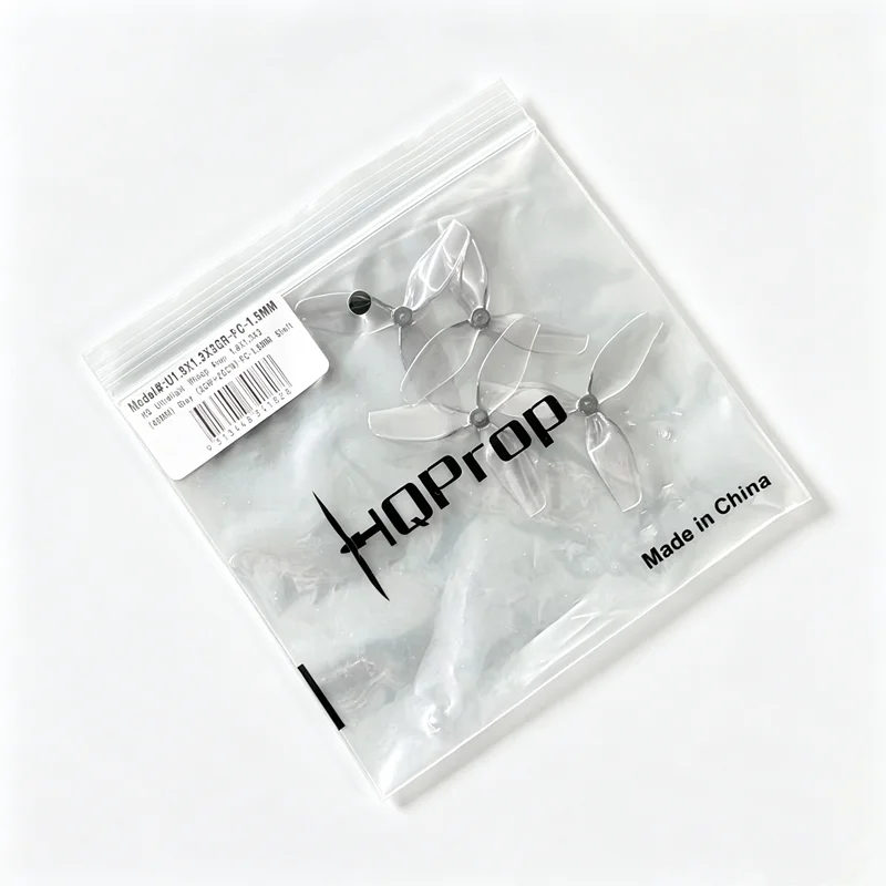 HQProp 45mm 1.8 Inch Tri-Blade Propellers, 0.35g Lightweight PC Props for Tiny Whoop Multirotor Quad, 2CW+2CCW