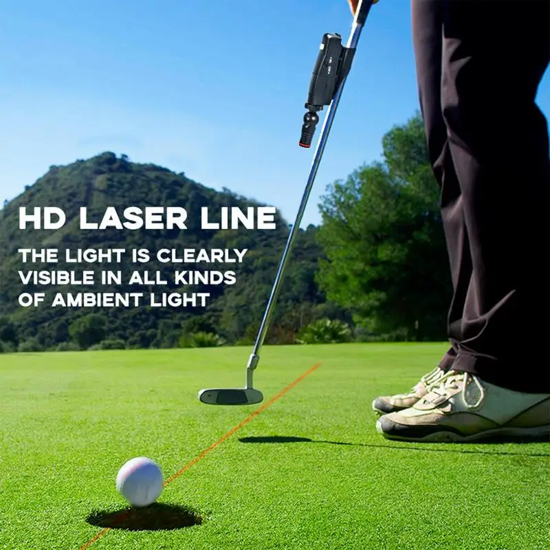 Golf Laser Putting Aiming Aids Golf Putter Laser Sight Pointer Putting Training Aid Aim Corrector Outdoor Golf Sport Accessories