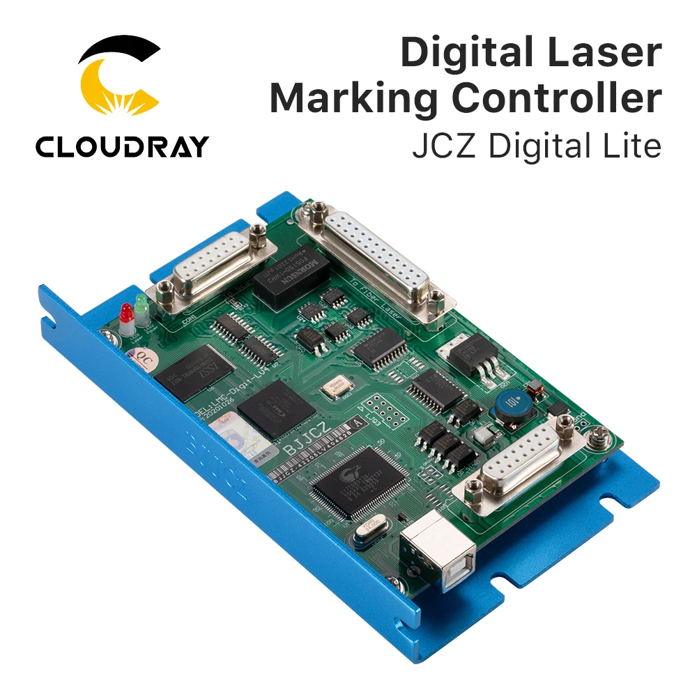 Cloudray-controlador de marcado láser Co2 JCZ, tablero de marcado de LMC-DIGIT-LV4 BJJCZ EzCad para tubo de marcado láser Co2 de 10.6um, tubo RF