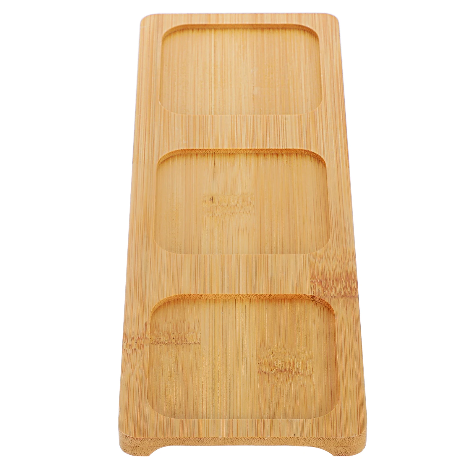 

Bamboo Coaster 3 Hole for Beer Glasses Paddle Board Drink Holder Bar Tasting Flight Boards Glass Jar Stable Antislip