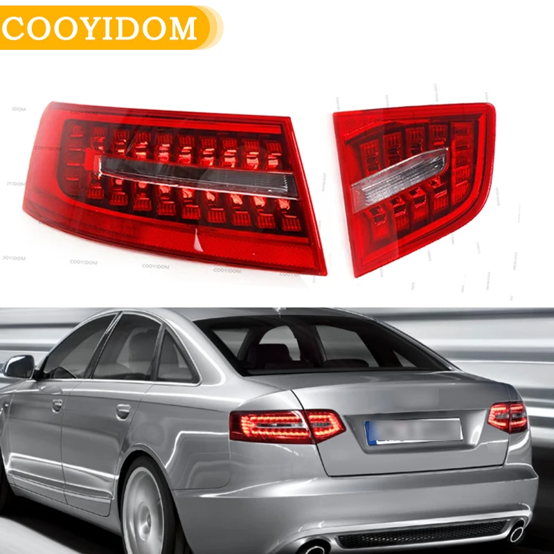 

Car Tail Light Stop Light Turn Signal Lamp Brake light For Audi A6 C6 S6 RS6 Saloon Sedan 2009-2011 Quattro 4F5 945 095J