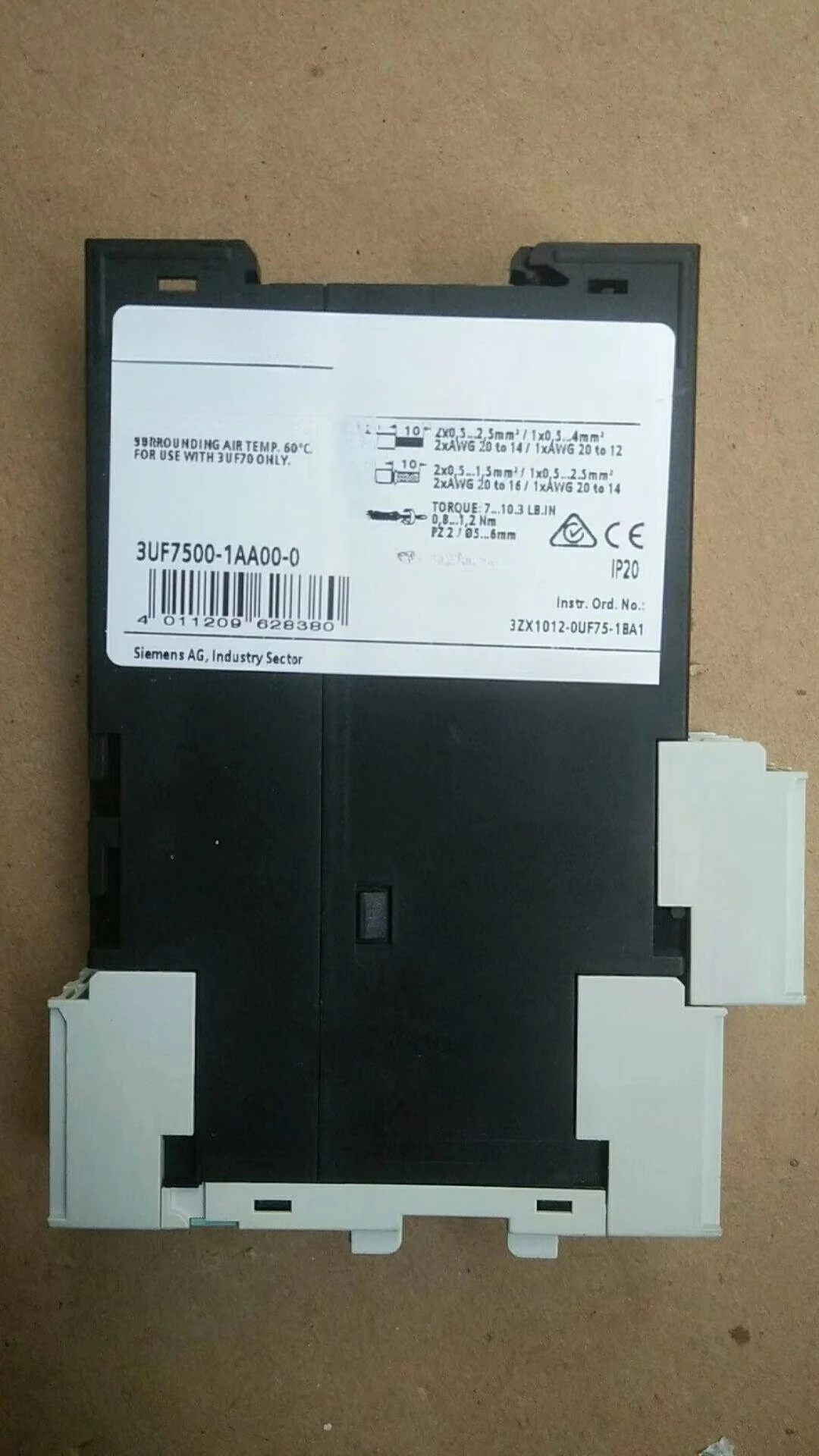 3UF7500-1AA00-0 Ground Fault Detection Module, SIMOCODE Pro Industrial Protection Module
