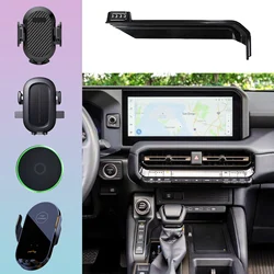 For Toyota Land Cruiser Prado 250 J300 2024 2025 Phone Holder Car Magnet Wireless Charging Stand Mobile Phone Mount Car MagSafe