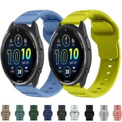 20/22mm Silicone Strap for Garmin Forerunner 965 955 265 255 165 55 Breathable Wristband for Garmin Venu 3 Active 5 Replaceable