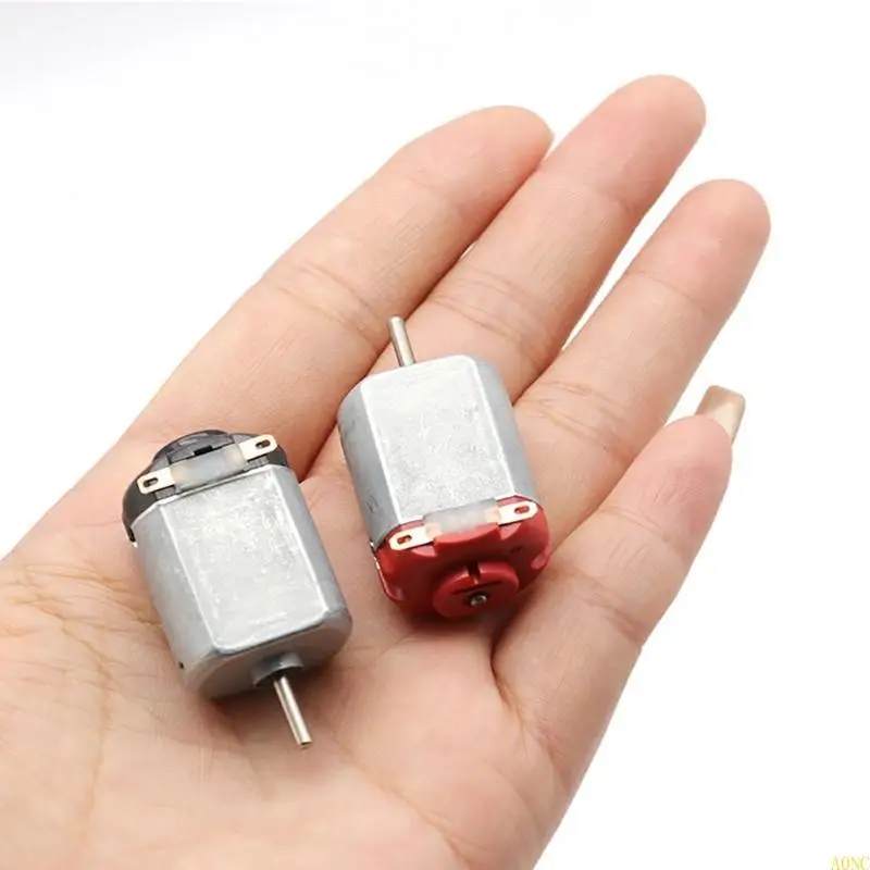 A0NC Động cơ nhỏ động cơ 3V 130 Motor Motor Model Model Sở thích bộ phận động cơ hơi nước điện tử Bộ đôi động cơ