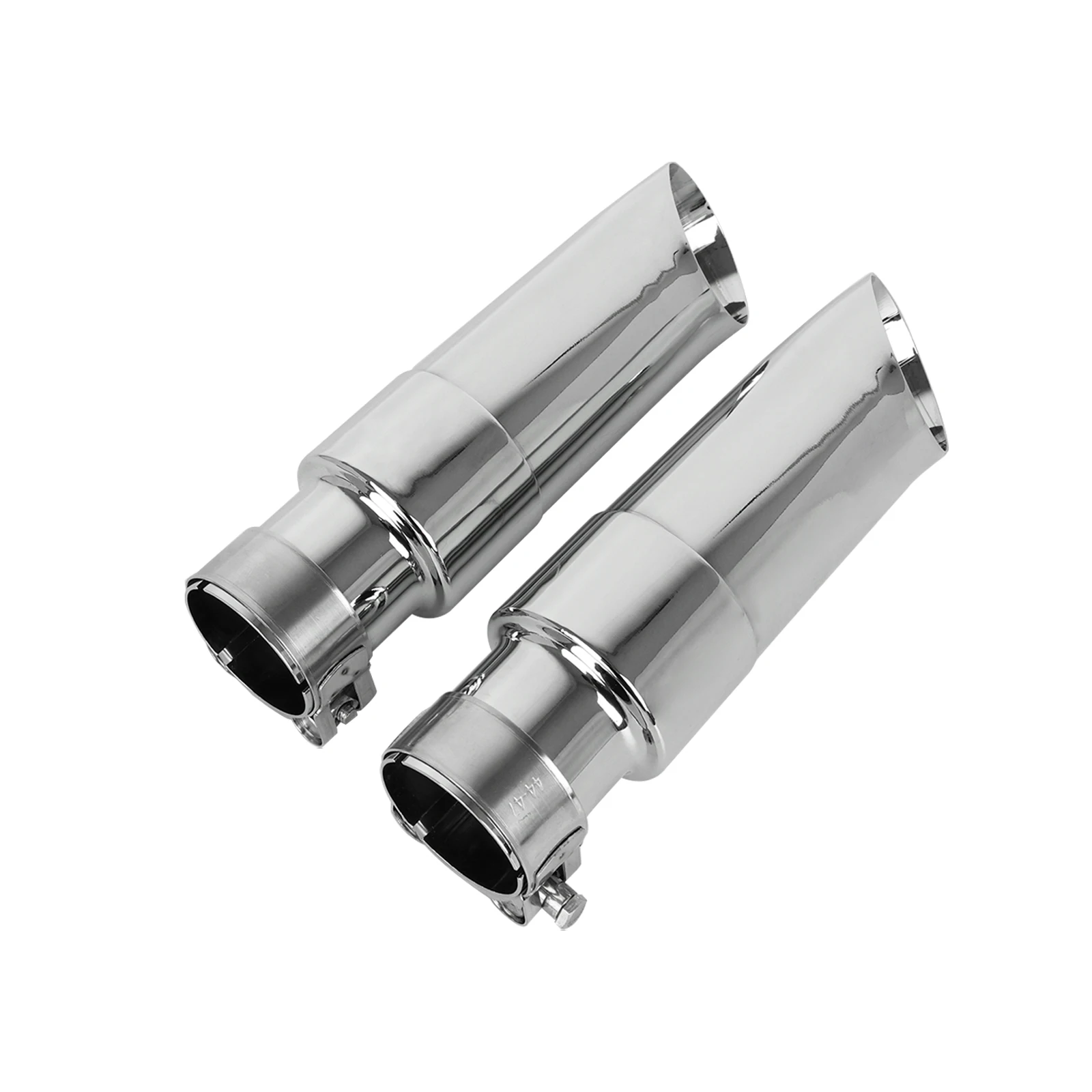 Slip-On Exhaust System Short GP Mufflers Exhaust Pipe Tail Section For Indian Scout Sixty Twenty Bobber Rogue Twenty 2015-2023 view 6
