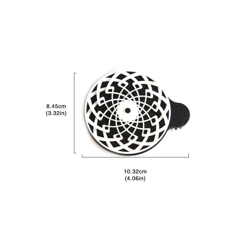 3D プリントダイナミックフィジェットスピナースパイラルサイケデリックギア指先スピナースタイリッシュなミニマリスト楽しいストレス解消おもちゃモデル