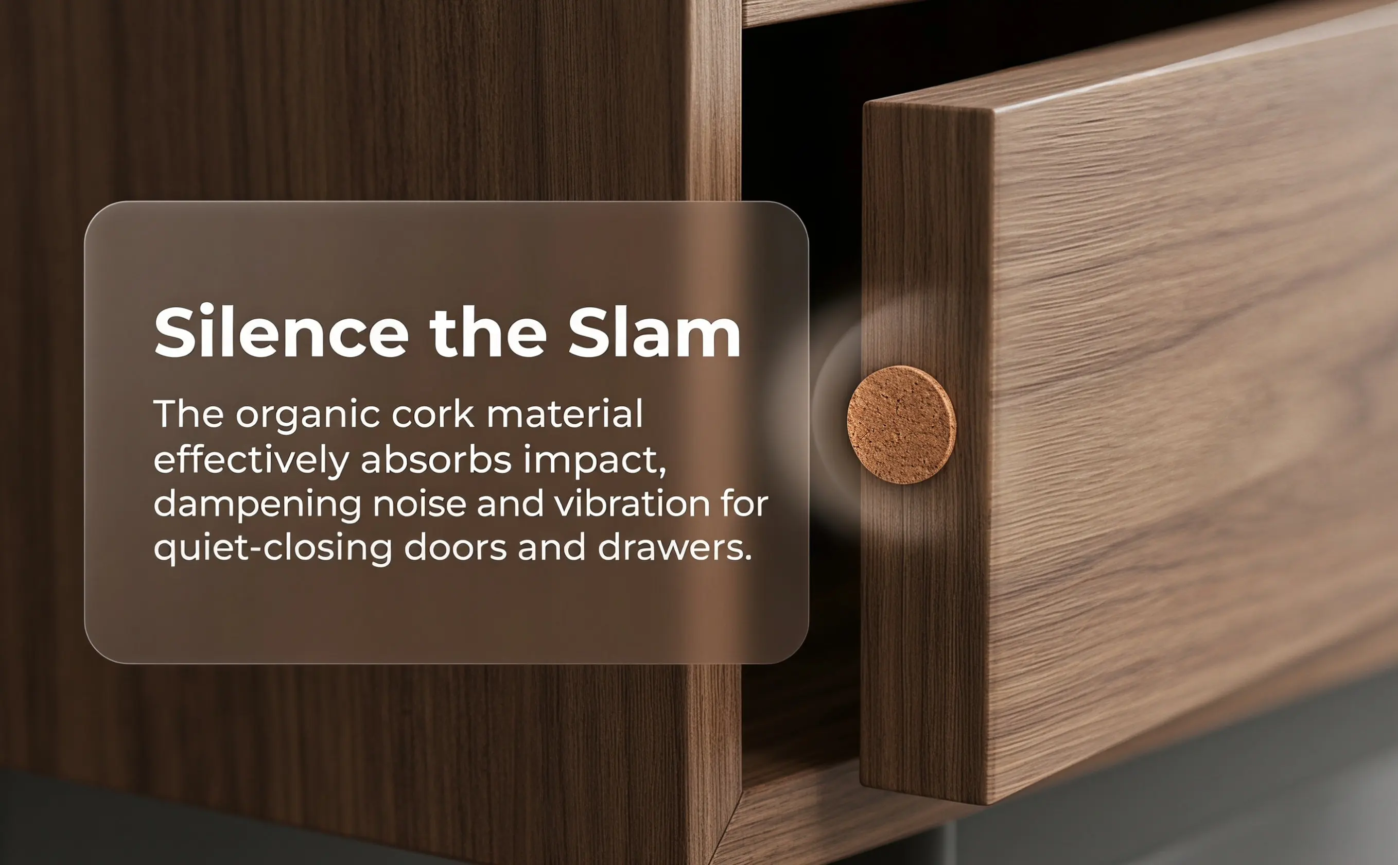500Pcs Self-Stick Cork Rounds 15Mm Heat Resistant Non-Slip Cork Pads for Drawer Interiors Cabinet Doors Chair Legs Coasters
