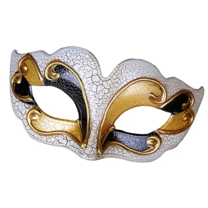 652f Masquerade Half Face Mask, Party Eyemask Kostuumdecoratie voor vrouwelijke mannen Halloween Masquerade aankleden