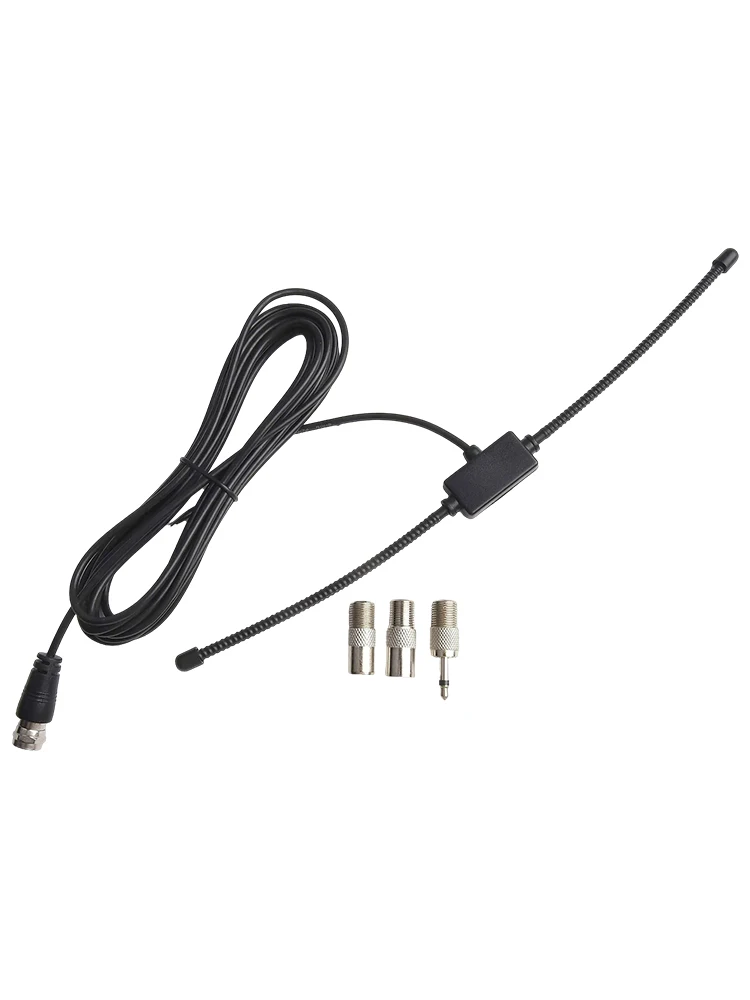 DAB FM Radio Antenna FM Dipole Aerial Audio Plug Connector Kit 174MHz-300 MHz,470MHz-890MHz Frequency Range For Stereo Receiver