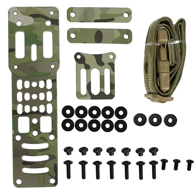 Metall Modulare Pistole Holster Adapter Kompatibel QLS Plattform Holster Drop Bein Band Jagd Airsoft Quick Pull Ziehen