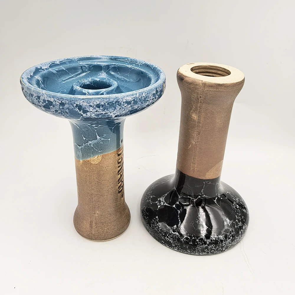 Ceramics Bowl with Aluminum Metal Charcoal Bowl Set Shisha Accessory Hookah Bowls image 6