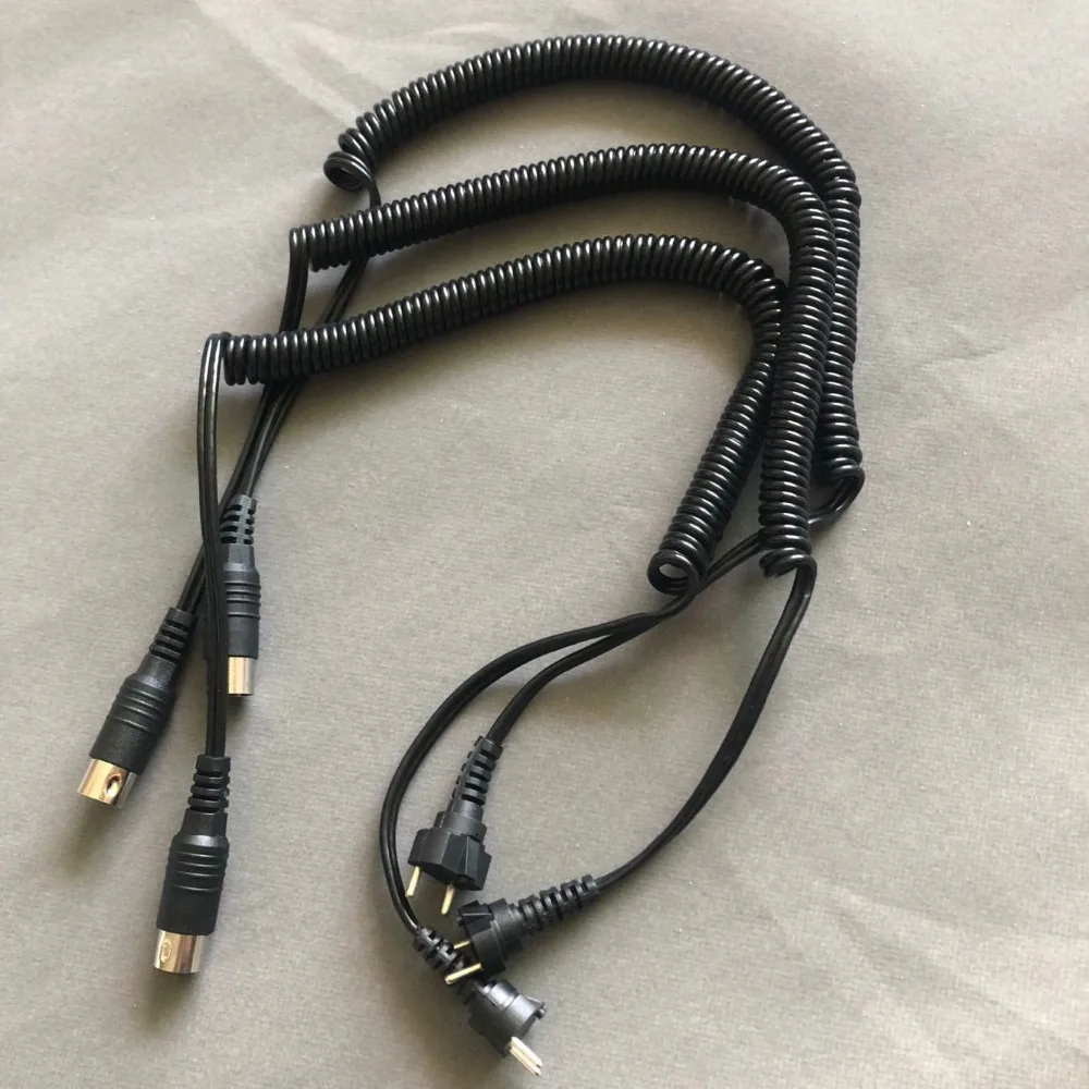 Cable de alimentación para manicura, taladro eléctrico para manicura y accesorios, 210, 204, 90, 102L, 105L, 3 piezas