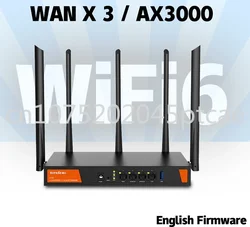 W30E Wireless Gigabit Router, Gigabit, Network 6, 4 * LAN, 3000Mbps, 2.4GHz, 5.8GHz, USB, 5G Access Point, Dual Bank, 1.7GHz 256