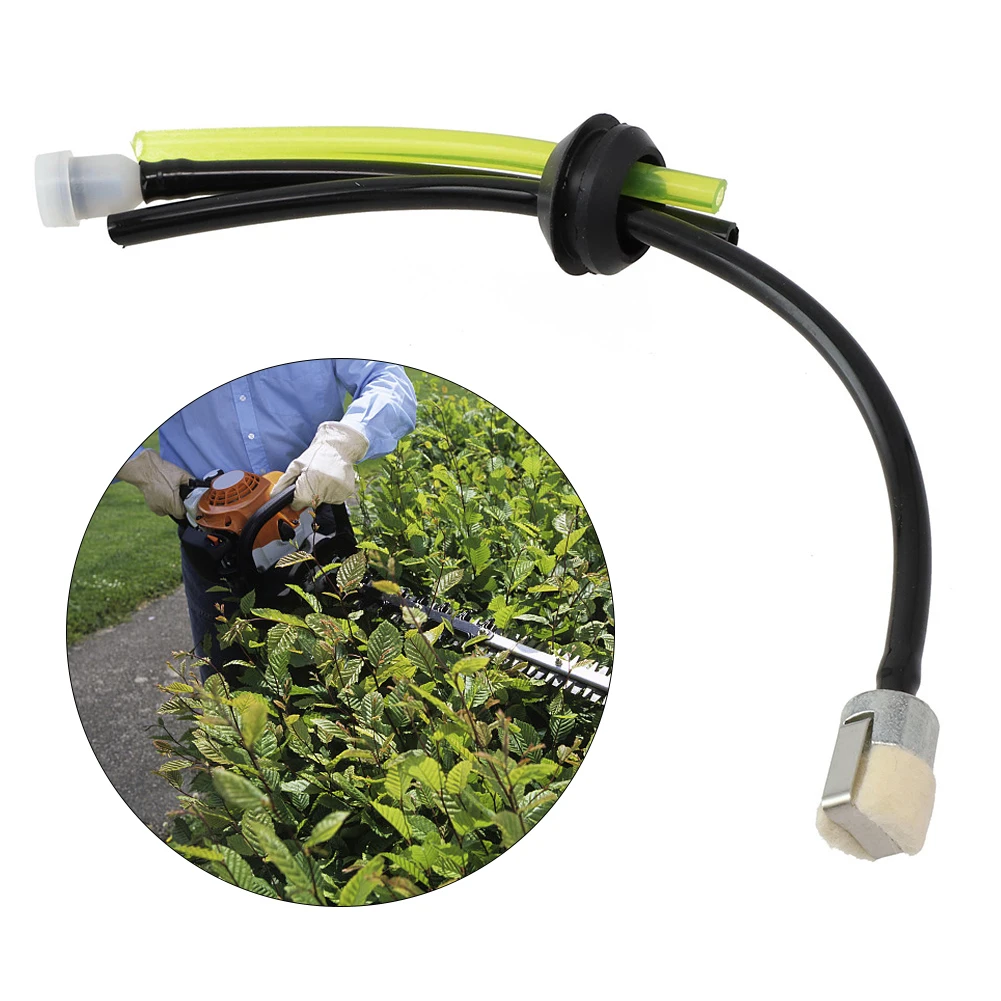 Brushcutters Tank Seal Hose 20mm with 3 Hoses and Filter for Echo Compatible Fuel Line Assembly for String Trimmer Engines