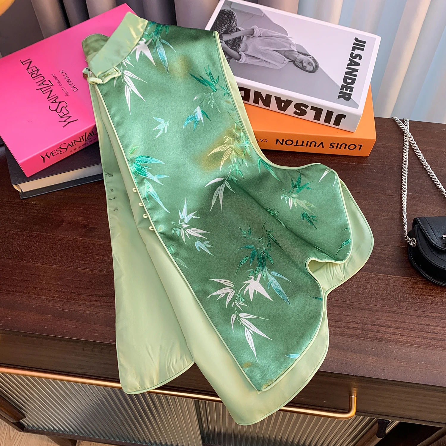 Nowa chińska kamizelka damska ze słomki bambusowej na wiosnę i lato, stójka, odzież wierzchnia, modna, elegancka.